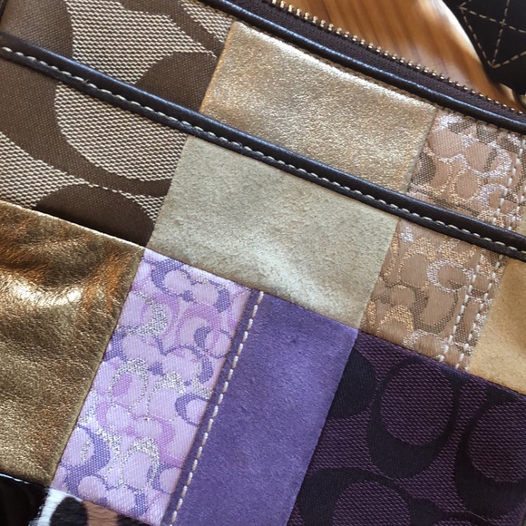 Coach Patchwork Cross Body Bag Purse - Picture 4 of 8